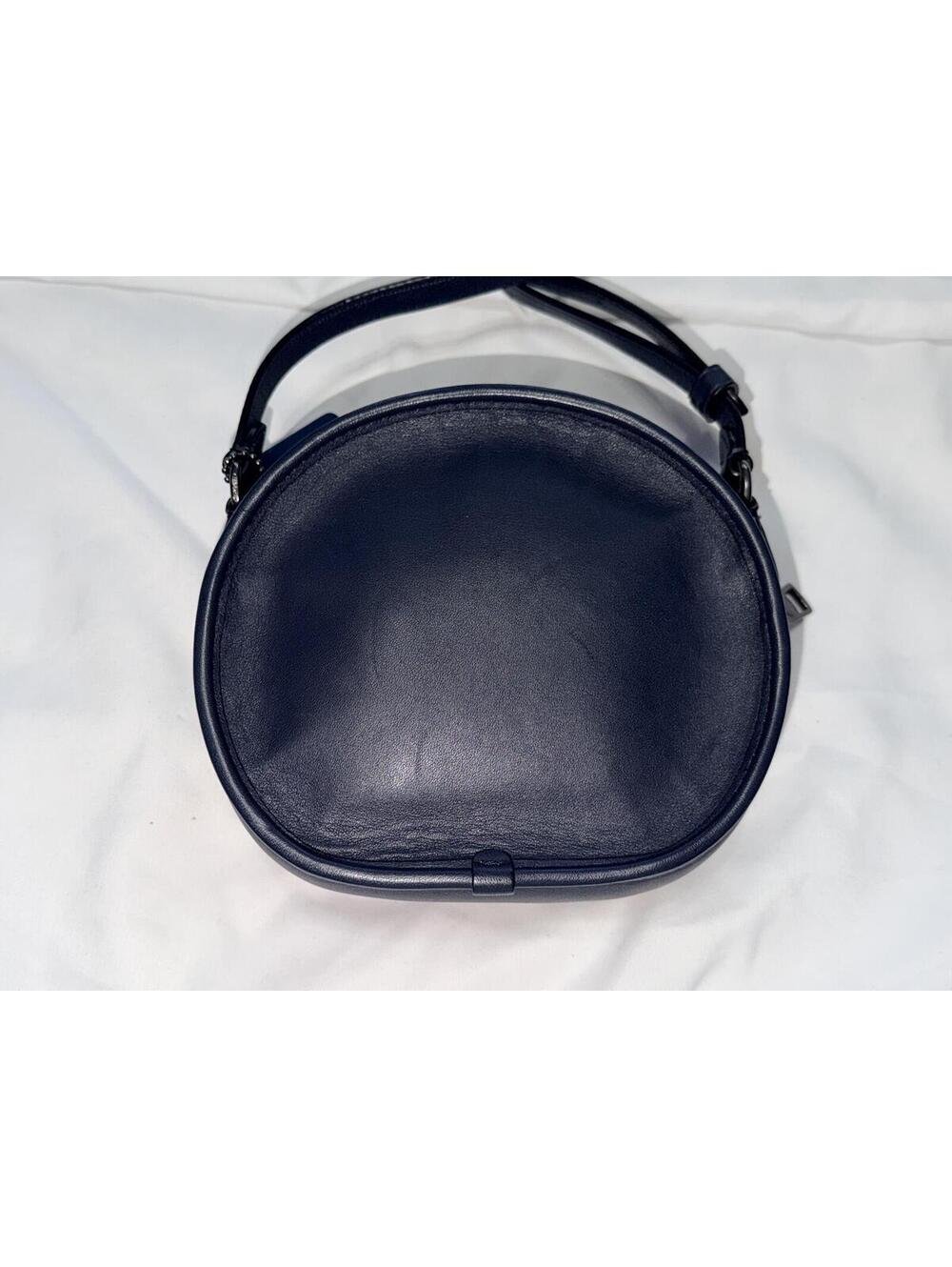 Coach Canteen Bag Limited Edition Navy Leather Glitter - Picture 2 of 7